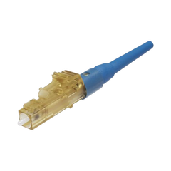 Conector de Fibra Óptica LC Simplex OptiCam, Monomodo 9/125 OS2, Pre-pulido, Color Azul