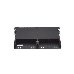 Panel de Distribución de Fibra Óptica con Bandeja Deslizable, Acepta 12 Cassettes HD Flex en 6 Espacios, Hasta 144 Fibras, 1 UR