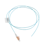 Pigtail de Fibra Óptica LC Simplex, Multimodo OM3 XGLO 50/125, OFNR, Color Aqua, 1 Metro (3.28 Pies)