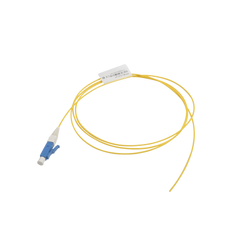 Pigtail de Fibra Óptica LC/UPC Simplex, Monomodo OS1/OS2 XGLO, OFNR, Color Amarillo, 1 Metro