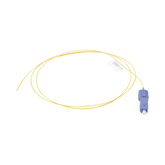 Pigtail de Fibra Óptica SC/UPC Simplex, Monomodo OS1/OS2 XGLO, OFNR, Color Amarillo, 1 Metro (3.28 Pies)