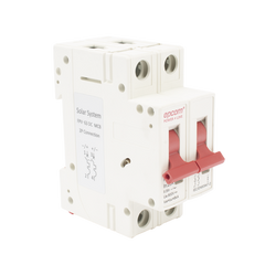 Protección Térmica/ Interruptor 2P, 20 A, Corriente Directa 800 Vcc para Aplicación Fotovoltaica Montaje Riel DIN