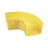 Ángulo Recto a 90º Horizontal, Para Canaletas FiberRunner™ 4X4, Color Amarillo