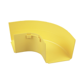 Ángulo Recto a 90º Horizontal, Para Canaletas FiberRunner™ 4X4, Color Amarillo