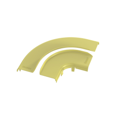 Tapa Opcional para Ángulo Recto de 90º Horizontal FRRA6X4LYL, Color Amarillo