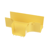 Accesorio en T Horizontal, Con Ángulos a 90º, Para Canaletas FiberRunner™ 4X4, Color Amarillo