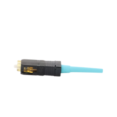 Conector de Fibra Óptica SC Simplex OptiCam, Multimodo 50/125 OM3/OM4, Pre-pulido, Color Aqua
