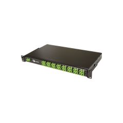 Splitter PON Tipo Panel de 1X32, con Conectores LCA de Entrada y LCA de Salida, 1UR, Color Negro