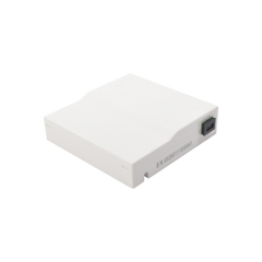 Caja Terminal de Fibra Óptica (Roseta) con un Acoplador SC/APC, Color Blanco