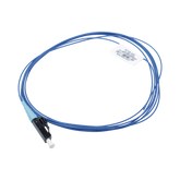 Pigtail de Fibra Óptica LC Simplex, Multimodo OM3 50/125, 900um, Color Aqua, 3 Metros