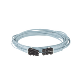 Jumper de Fibra Optica Multimodo 50/125 OM3, LC-LC Duplex, OFNR (Riser), Color Aqua, 7 Metros (22.97 Pies)