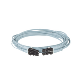 Jumper de Fibra Optica Multimodo 50/125 OM3, LC-LC Duplex, OFNR (Riser), Color Aqua, 7 Metros