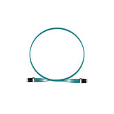 Jumper de Fibra Optica Multimodo 50/125 OM4, LC-LC Duplex, LSZH, Color Aqua, 2 Metros (6.56 Pies)