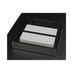 Gabinete Metálico de Seguridad para DVR/NVR, Ancho 396 mm x 78 mm de Alto x