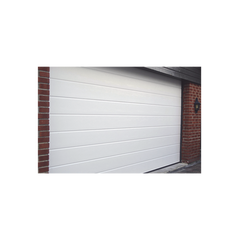 Puerta de Garage de Alta Calidad / Linea Central / Color Blanco 9X8 pies, AISLADA, Estilo Americana.