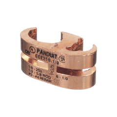 Conector de Conexión a Tierra tipo "E" para Conductor 1/0 AWG STR – 250 KCMIL MAIN y 6 AWG SOL – 1/0 AWG STR TAP