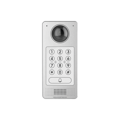 Videoportero IP (SIP) FISHEYE, apertura por código, Antivandálico, llamada y/o tarjeta, teclado retro-iluminación