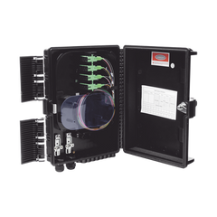 Cierre de Empalme para 24 fusiones de fibra óptica, Interior/Exterior, con 16 acopladores SC/APC y splitter 1x16 SC/APC Incluido, IP65