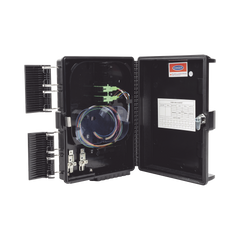 Cierre de Empalme para 24 fusiones de fibra óptica, Interior/Exterior, con 8 acopladores SC/APC y splitter 1x8 SC/APC Incluido, IP65