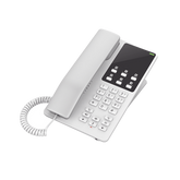 Teléfono IP Hotelero Wi-Fi, 2 líneas SIP con 2 cuentas, codec Opus, IPV4/IPV6, color blanco, con gestión en la nube GDMS