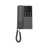 Teléfono IP Hotelero Wi-Fi, 2 líneas SIP con 2 cuentas, codec Opus, IPV4/IPV6, color negro, con gestión en la nube GDMS