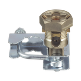 Abrazadera para Tierra Física en Base de Piso Falso, para Cables de 6 a 1/0 AWG. Para Pedestales Cuadrados de 7/8" y Circulares de 1" a 1 1/8"