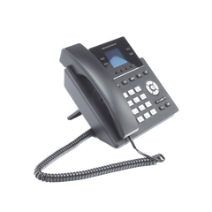 Teléfono IP Grado Operador, 4 líneas SIP con 2 cuentas, puertos Gigabit PoE, pantalla a color 2.4", codec Opus, IPV4/IPV6 con gestión en la nube GDMS