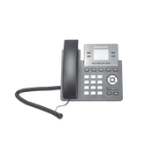 Teléfono IP Grado Operador, 4 líneas SIP con 2 cuentas, puertos Gigabit PoE, pantalla a color 2.4", codec Opus, IPV4/IPV6 con gestión en la nube GDMS