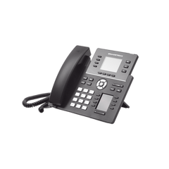 Teléfono IP Wi-Fi, Grado Operador, 4 líneas SIP con 4 cuentas, pantalla a color 2.8", puertos Gigabit, Bluetooth, PoE, codec Opus, IPV4/IPV6 con gestión en la nube GDMS