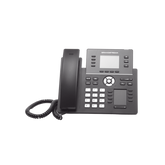 Teléfono IP Wi-Fi, Grado Operador, 4 líneas SIP con 4 cuentas, pantalla a color 2.8", puertos Gigabit, Bluetooth, PoE, codec Opus, IPV4/IPV6 con gestión en la nube GDMS