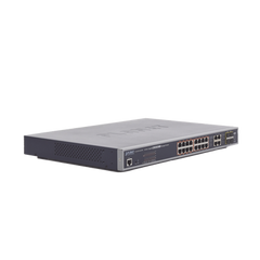 Switch administrable L2, 16 puertos 10/100/1000T Ultra PoE + 4 puertos Gigabit Combo TP/SFP