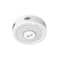 Detector de Vapeo y Humo GS601 LoRaWAN® / Sensores Múltiples (Vape, Humo, TVOC, PM1.0/2.5/10, Temperatura, Humedad) / Alarma LED y Buzzer 70dB / NFC para Configuración / IP30 / Compatible con Plataforma Milesight