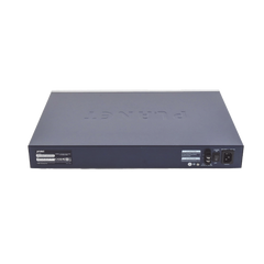 Switch Administrable L3, 24 puertos Gigabit PoE 802.3bt, 2 puertos 10G SFP+, Pantalla Tactil, Fuente Redundante, (600W)