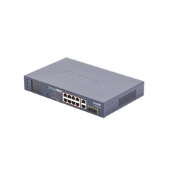 Switch No Administrable 8 Puertos Gigabit con Modo Extender a 250 m, 2 Puertos Uplink 10/100/1000 Mbps, 2 Puertos SFP