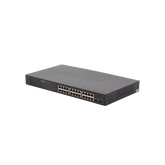 Switch PoE de 24 Puertos Gigabit 802.3af/at con Modo Extendido 250 m, 2 Puertos SFP 1000SX , Pantalla LCD para Configuración Básica, Hasta 300 W para PoE