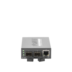 Convertidor de Medios con Doble Puerto SFP 1000BASE-FX/SX/LX y Puerto Ethernet 1000Base-T