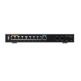 Router Gigabit VPN / Balanceador de cargas / 60,000 sesiones NAT / 9 puertos 10/100/1000 Mbps + 2 puertos SFP (WAN/LAN) / 1 puerto entrada PoE(af/at) / 2 puertos salida PoE (af/at) / Compatible con GWN Cloud.