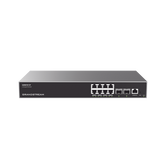 Switch Capa 3 PoE+ Administrable / 8 puertos 10/100/1000 Mbps + 2 Puertos SFP+ de 10 Gigabits / Hasta 120W / Compatible con GWN Cloud.