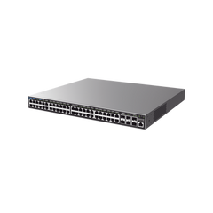 Switch Capa 3 PoE+ Administrable / 48 puertos 10/100/1000 Mbps + 6 Puertos SFP+ de 10 Gigabits / Hasta 740W / Compatible con GWN Cloud.