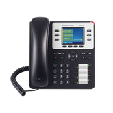Teléfono IP Empresarial de 3 Líneas con 4 teclas de función, 8 teclas de extensión BLF y conferencia de 4 vías. PoE