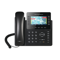 Teléfono IP empresarial de 12 Líneas con 5 teclas de función y conferencia de 4 vías, PoE