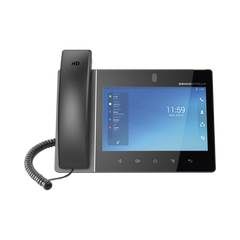 Teléfono IP Android 11, 16 líneas SIP con 16 cuentas, pantalla táctil 8", puertos Gigabit, Wi-Fi, Bluetooth, PoE, codec Opus, IPV4/IPV6 con gestión en la nube GDMS