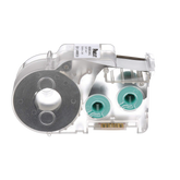 Casete de Etiquetas de Poliolefina de Cinta Continua, Tubo Termocontráctil, 8.6 mm de Ancho, 2.4 Metros (7.87 Pies) de Largo, Para Cables de 1.5 a 4.8 mm (18-12 AWG) de Diámetro, Color Blanco