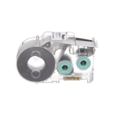 Casete de Etiquetas de Poliolefina de Cinta Continua, Tubo Termocontráctil, 11.2 mm de Ancho, 2.4 Metros (7.87 Pies) de Largo, Para Cables de 2 a 6.4 mm (16-10 AWG) de Diámetro, Color Blanco