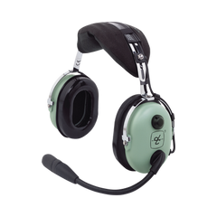 Auriculares de ala fija con atenuación de ruido pasivo para aviación general