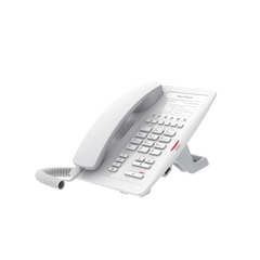 Teléfono IP para Hotelería, profesional con 6 teclas programables para servicio rápido (Hotline), plantilla personalizable con PoE