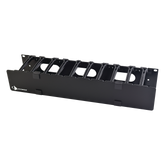 Organizador de Cable Horizontal RouteIT, Sencillo, Para Rack de 19in, 4in de profundidad, 2UR