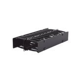 Organizador de Cable Horizontal RouteIT, Doble, Para Rack de 19in, 4in de profundidad, 2UR