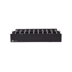 Organizador de Cable Horizontal RouteIT, Doble, Para Rack de 19in, 4in de profundidad, 2UR