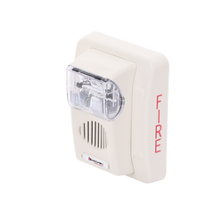 Sirena Estrobo, 24 Vcd, Multi-Candela 15 hasta 110 cd, Montaje En Pared, Color Blanco, Serie HEC3 (0500-06030)